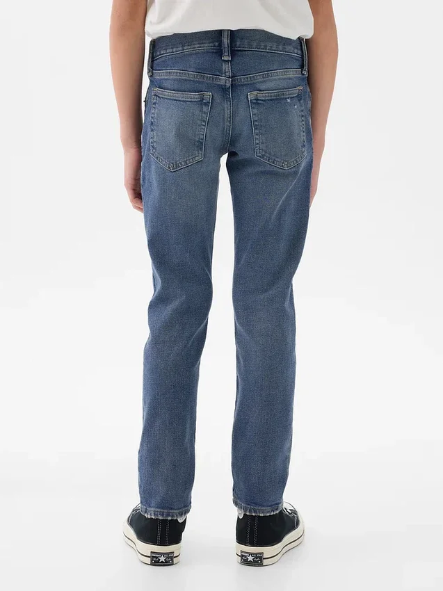 Rip & Repair Slim-Jeans for barn