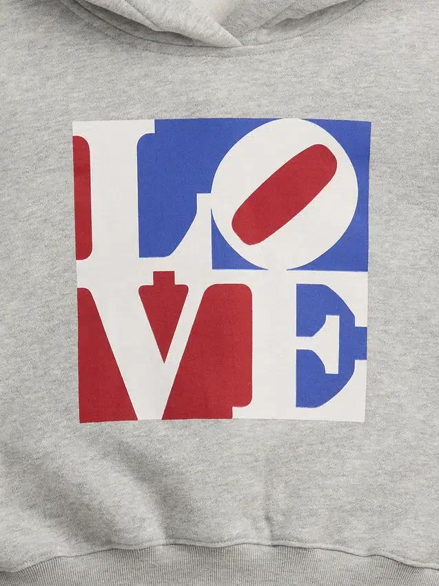 Robert Indiana Love-hettegenser for barn