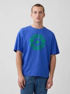 Robert Indiana Oversized Graphic T-skjorte