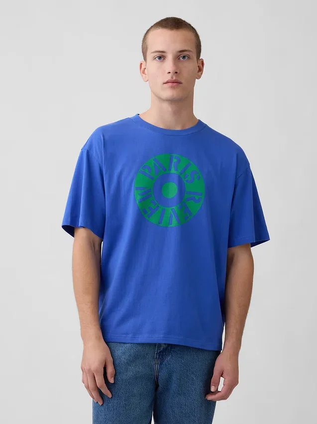 Robert Indiana Oversized Graphic T-skjorte