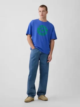 Robert Indiana Oversized Graphic T-skjorte