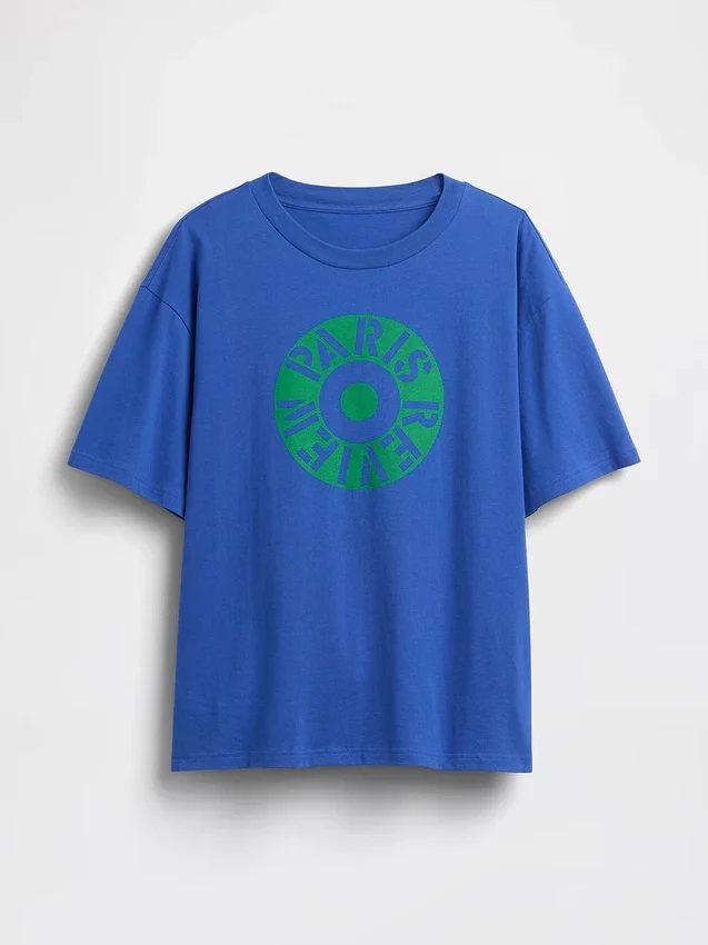 Robert Indiana Oversized Graphic T-skjorte