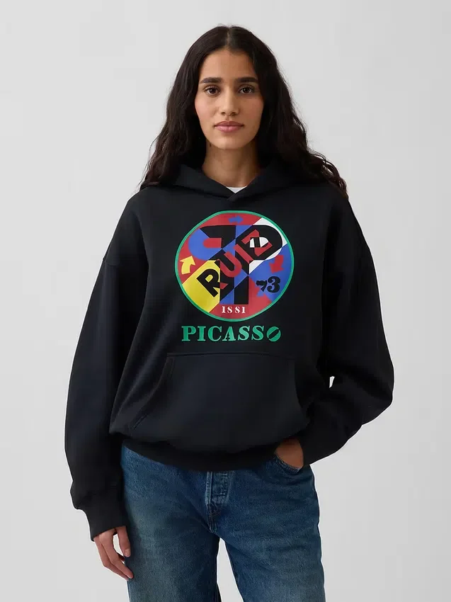 Robert Indiana Vintagesoft-grafikk-hettegenser