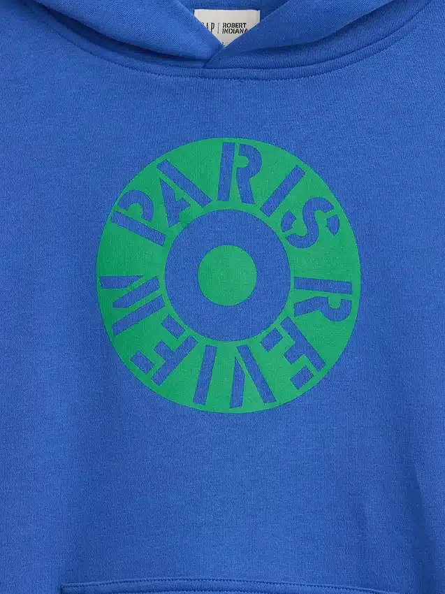 Robert Indiana Vintagesoft-hettegenser for barn
