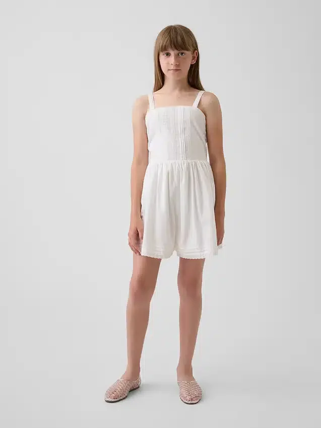 Romper med blonder for barn
