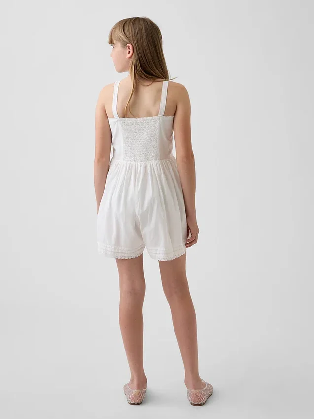 Romper med blonder for barn