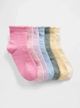 Ruffle Crew-sokker for barn (7-pakning)