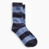 Rugby Stripe Logo Crew-sokker