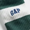 Rugby Stripe Logo Crew-sokker