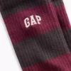 Rugby Stripe Logo Crew-sokker