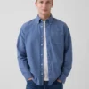 Rutete Oxford-skjorte med knapper
