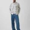 Rutete Oxford-skjorte med knapper