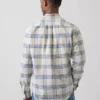 Rutete Oxford-skjorte med knapper