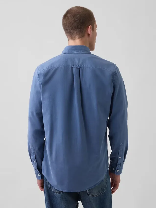 Rutete Oxford-skjorte med knapper