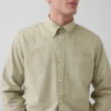 Rutete Oxford-skjorte med knapper