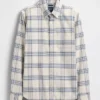 Rutete Oxford-skjorte med knapper