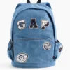 Ryggsekk for barn i denim med logopatch