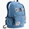 Ryggsekk for barn i denim med logopatch