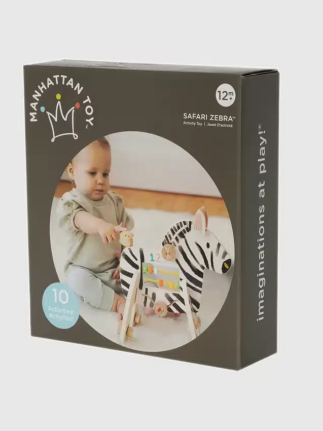 Safari Zebra-aktivitetsleketøy