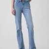 Sailor-Jeans med lav midje, lange og smale ben