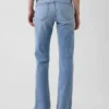 Sailor-Jeans med lav midje, lange og smale ben