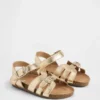 Sandaler med metalliske stropper for småbarn