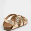 Sandaler med metalliske stropper for småbarn