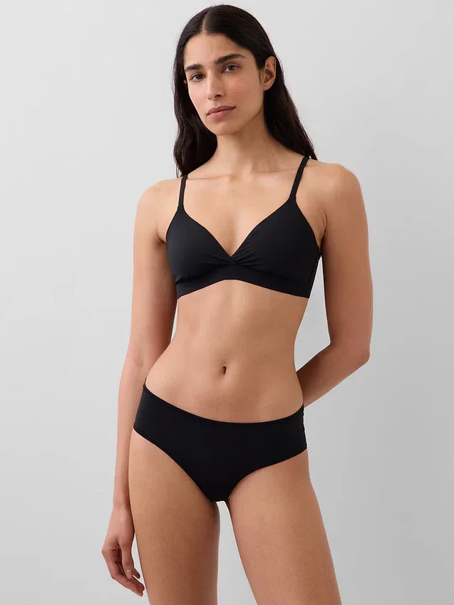 Secondskin bralette med kryssende stropper