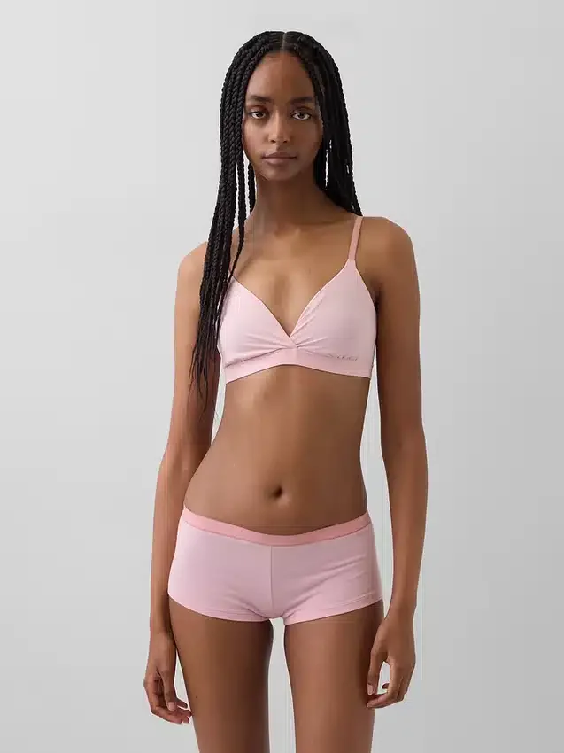 Secondskin bralette med kryssende stropper
