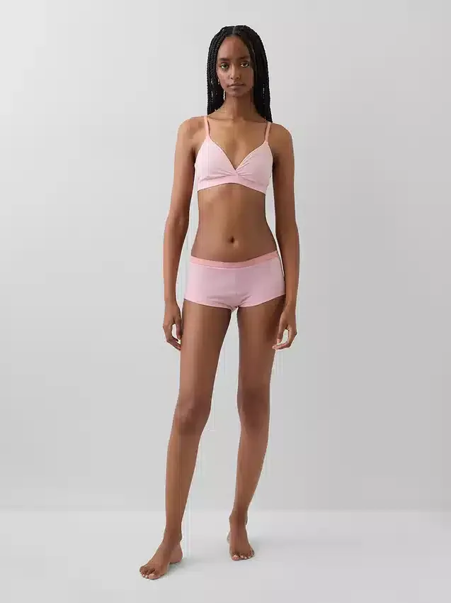 Secondskin bralette med kryssende stropper