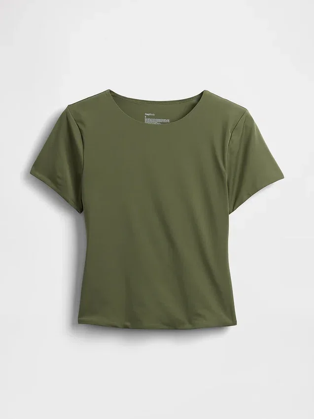 Secondskin kort T-skjorte