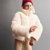 Sherpa-pufferjakke for barn
