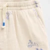 Shorts i bomullsgasbind med mønster for Baby og Småbarn