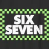 Six Seven-T-skjorte med rutemønster for barn
