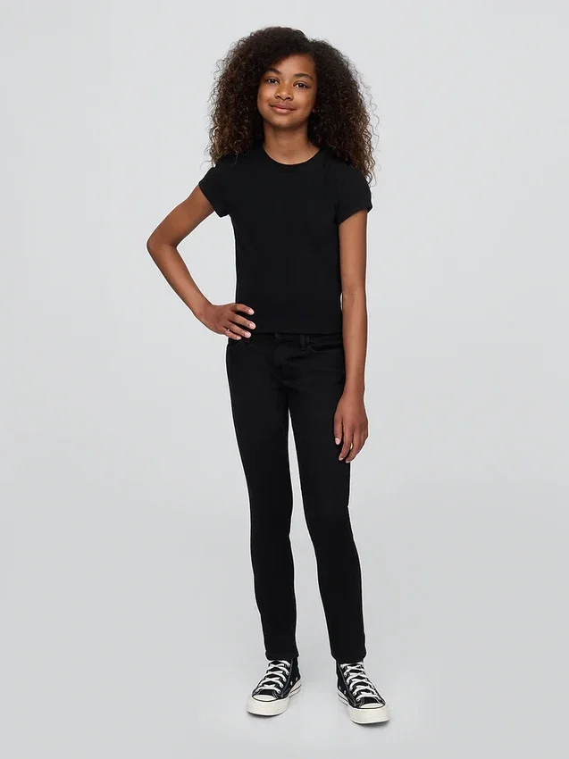 Skinny-Jeans for barn med middels høy midje