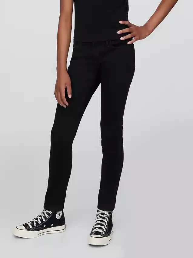 Skinny-Jeans for barn med middels høy midje