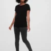 Skinny jeans med innsatt panel for gravide