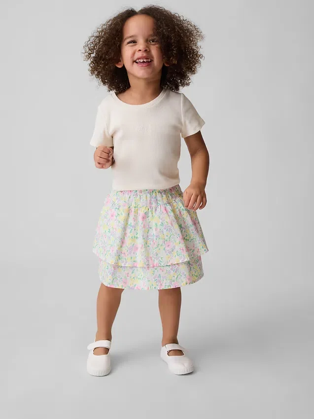 Skort med doble volanger for Baby og Småbarn