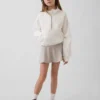 Skort med nedbrettet linning for barn