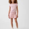 Skort med nedbrettet linning for barn