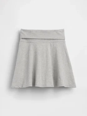 Skort med nedbrettet linning for barn