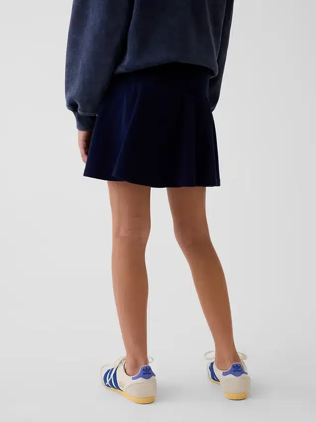 Skort med nedbrettet linning for barn