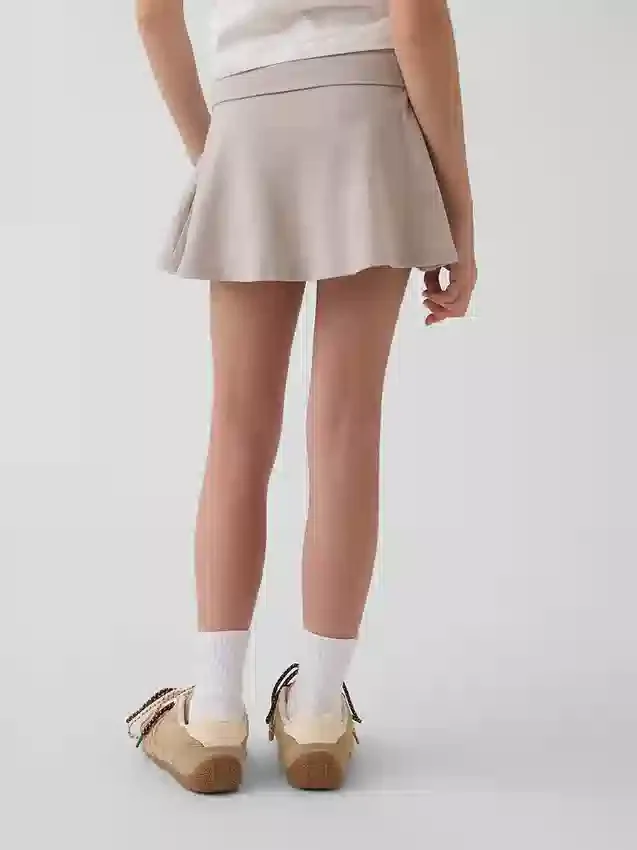 Skort med nedbrettet linning for barn