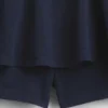 Skort med nedbrettet linning for barn