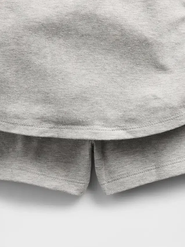 Skort med nedbrettet linning for barn