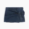 Skort med sløyfe i denim for Baby og Småbarn
