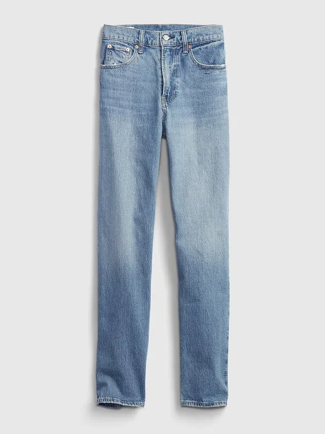 Sky High-Jeans med rette ben