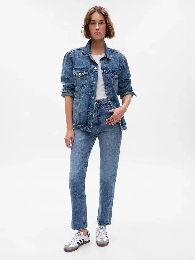 Sky High-Jeans med rette ben
