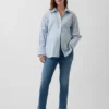 Slim-fit-Jeans med hel panel for gravide