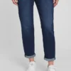 Slim-fit-Jeans med hel panel for gravide